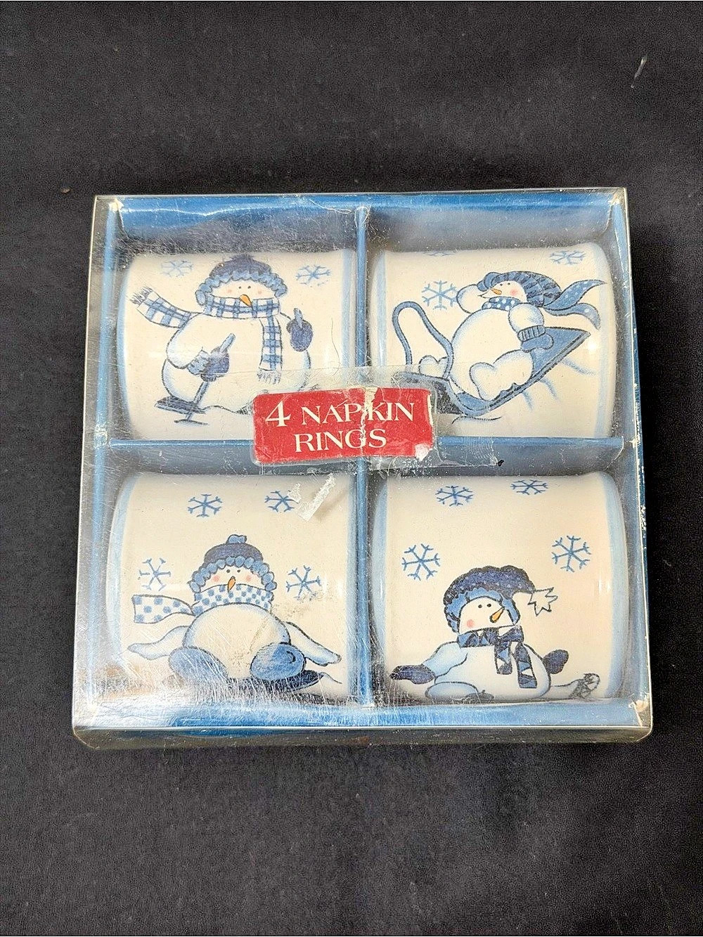 Vintage Box of 4 Canterbury Potteries
Ironstone Ceramic and Nostalgic Snowman